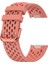 Fitbit Charge 5 Için Monokromatik Silika Jel Nefes Alabilir Kayış Pembe (Yurt Dışından) 1
