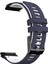 Garmin Fenix ​​6 Için Silikon Kayış Gece Mavisi Beyaz (Yurt Dışından) 1
