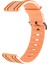 22 Mm Silikon Kordonlu Saat Portakal (Yurt Dışından) 3