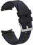 Samsung Galaxy Watch4 / Watch4 Classic Için Silikon Kayış Siyah Mavi (Yurt Dışından) 1
