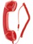3.5mm Retro Telefon Ahizesi - Kırmızı (Yurt Dışından) 1