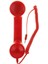 3.5mm Retro Telefon Ahizesi - Kırmızı (Yurt Dışından) 5