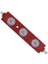 12 Volt 1.2 Watt 3’lü Mercekli 2835 Modül Led Kırmızı (10 Adet) 1