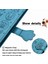 Dava Samsung Galaxy M31 Çevir Cüzdan Kabartmalı Kapak Etui Housse Kedi Köpek Desen - Mavi (Yurt Dışından) 3