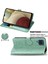 Kılıf Samsung Galaxy A12 Çevir Cüzdan Kabartmalı Kapak Etui Housse Kedi Köpek Desen - Yeşil (Yurt Dışından) 4