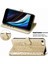 Dava iPhone Se 2020/8/7 Flip Cüzdan Kabartmalı Kapak Etui Housse Kedi Köpek Desen - Altın (Yurt Dışından) 5