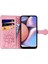 Kılıf Samsung Galaxy A10S Çevir Cüzdan Kabartmalı Kapak Etui Housse Kedi Köpek Desen - Pembe (Yurt Dışından) 4