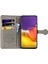 Samsung Galaxy A82 5g Flip Cüzdan Kabartmalı Kapak Etui Housse Kedi Köpek Desen - Gri (Yurt Dışından) 4