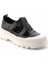 Siyah Leather Kadın Casual Ayakkabı K011220006 3