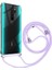 Xiaomi Redmi Note 8 Pro Boyundan Askılı Darbe Emici Şeffaf Silikon Kılıfı 1