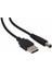 USB To 5.5*2.1 mm / USB To 5.5x2.1mm Güç Kablosu USB Power 1