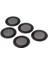 2x 5 Adet Araba Ses Hoparlör Örgü Alt Woofer Subwoofer Izgara Kapak Koruyucusu 2 Inç 1