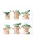 Figür Star Wars 6.5 cm 10 Adet Bebek Yoda Bebek Aksiyon Figürleri Süsler Model Oyuncak Heykeli (Yurt Dışından) 3