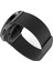 Amazfit Gts Uyumlu Milano Loop Metal Hasır Kordon 20MM (Siyah) 2