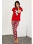 Baskılı Kısa Kol Pijama Takım 2