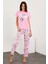 Baskılı Kısa Kol Pijama Takım 1