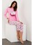 Baskılı Uzun Kol Pijama Takım 4