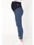 Bilekte Dar Paça Hamile Kot Pantolon 3