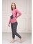 Cepli Baskılı Pijama Takım 3