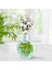 Doku Reçine Kuru Çiçek Vazo Ev Dekor Bitki Pot Konteyner El Yapımı Mavi 11X15 cm (Yurt Dışından) 3