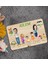 Toys Çocuklara Özel Ailem Konseptli(5 Kişilik) Ahşap Eğitici Yapboz Puzzle-Model 6 1