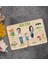 Toys Çocuklara Özel Ailem Konseptli(3 Kişilik) Ahşap Eğitici Yapboz Puzzle 1