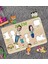 Toys Çocuklara Özel Ailem Konseptli(4 Kişilik) Ahşap Eğitici Yapboz Puzzle-Model 5 2