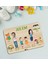 Toys Çocuklara Özel Ailem Konseptli(4 Kişilik) Ahşap Eğitici Yapboz Puzzle-Model 5 3