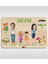 Toys Çocuklara Özel Ailem Konseptli(4 Kişilik) Ahşap Eğitici Yapboz Puzzle-Model 2 5