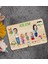 Toys Çocuklara Özel Ailem Konseptli(5 Kişilik) Ahşap Eğitici Yapboz Puzzle-Model 8 1