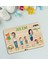 Toys Çocuklara Özel Ailem Konseptli(4 Kişilik) Ahşap Eğitici Yapboz Puzzle-Model 3 3