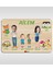 Toys Çocuklara Özel Ailem Konseptli(4 Kişilik) Ahşap Eğitici Yapboz Puzzle-Model 3 5