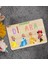 Toys Çocuklara Özel Prenses Konseptli Ahşap Eğitici Yapboz Puzzle 1