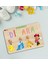 Toys Çocuklara Özel Prenses Konseptli Ahşap Eğitici Yapboz Puzzle 3