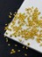 100 Adet Sarı Kaplama Gold Altınsarısı Renk Pirinç Küpe Stoperi, Varil Model Küpe Arkası , Kapama 2
