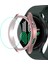 Samsung Galaxy Watch4 Için 44MM Enkay Hat-Prens 2 1 Tam Kapsama Elmas Elektroliz Pc Durumda Dekoratif Elmas + Temperli Cam Koruyucu 1