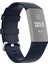 18MM Gümüş Renk Toka Tpu Bilek Kayışı Fitbit Charge 4 / Charge 3 / Charge 3 Se Için Watch Band, Boyut: L 1