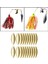 40X Metal Spinner Bıçakları Pürüzsüz Bitirmek Balıkçılık Lure Yapımı Dıy Kiti 5