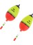 2 Adet Parlak Balıkçılık Şamandıra Dikey Kaya Balıkçılık Şamandıra Plastik Şamandıra 40G 1
