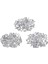 2x 100 Parça 1.0mm-1.5mm Iç Çap Balıkçılık Tel Lider Crimps Tek Varil Sıkma Kollu Alüminyum Tüp Konnektör Olta Takımı Kiti 5