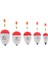 5 Pack Dayanıklı Kızdırma Sopa Balıkçılık Şamandıra Bobbers Deniz Kaya Balıkçılık 10-50G Çeşitli 4