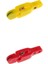 2 Parça Snap Serbest Bırakma Klipsleri Sarı Kırmızı(Yurt Dışından) 1