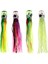 4x 3D Gözler Ahtapot Kalamar Etek Lure Trolling Etek Lures Jet Head Lures 5
