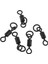 100 Adet Balıkçılık Rolling Fiwels Chood Rigs Katı Yüzükler Kanca Hattı Konnektörleri 5