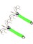 8 Adet Paslanmaz Çelik Balıkçılık Lures Kalamar Jigs Hooks Sert Balıkçılık Yem Yeşil(Yurt Dışından) 3