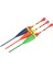 2x 12 Adet Balıkçılık Şamandıra Bobbers Ahşap Dikey Balıkçılık Şamandıralar Yem Göstergeleri 11 cm 4