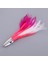 Pembe + Yeşil Balıkçılık Cazibesi 14 cm 32G Reçine Kafa Tüyü Trolling Marlin Lure 3