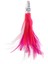 Pembe + Yeşil Balıkçılık Cazibesi 14 cm 32G Reçine Kafa Tüyü Trolling Marlin Lure 4
