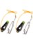 2 Adet Güç Kavrama Artı 42 cm Lider ile Downrigger Line Serbest Bırakma Klipleri 1