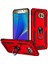 Casestreet Samsung Galaxy Note 5 Kılıf Vega Tank Standlı Yüzüklü Mıknatıslı Kırmızı 1